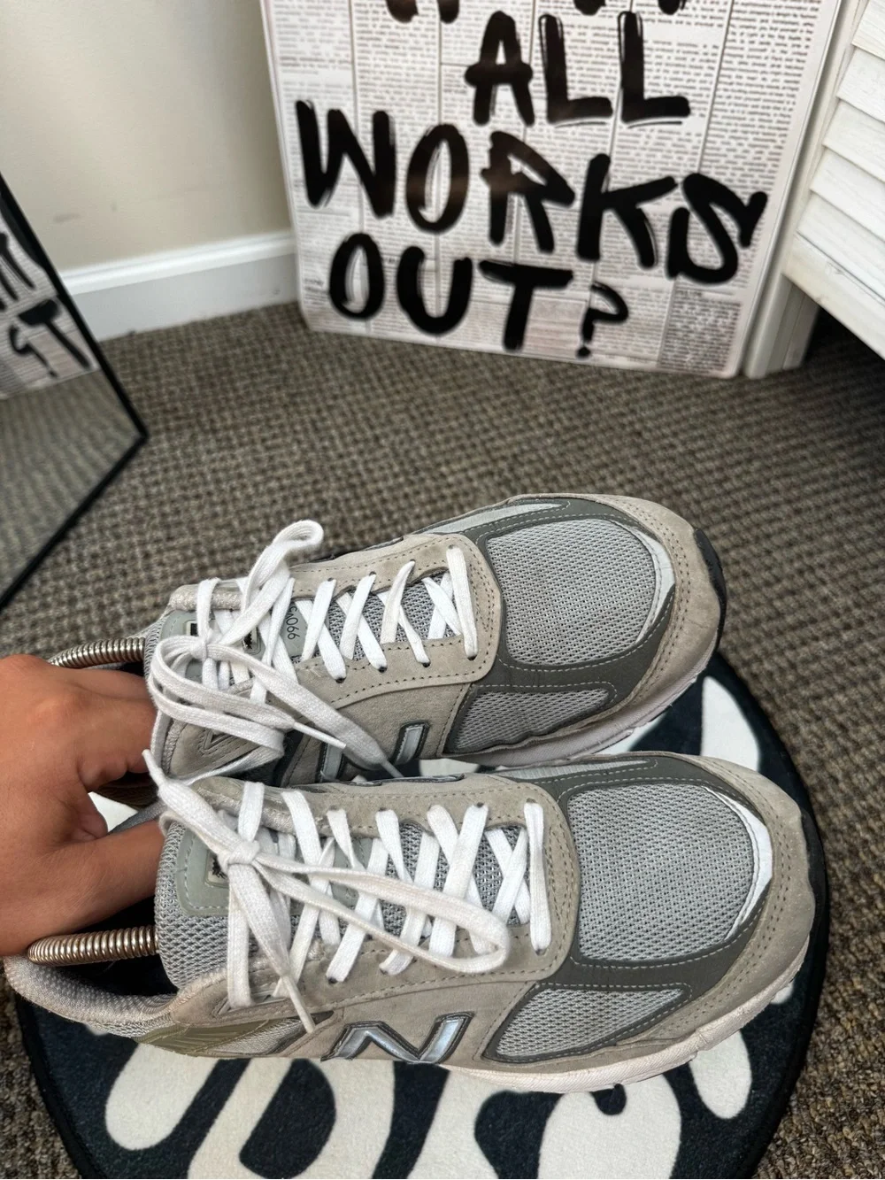 New Balance 990v5 Made in USA Grey M990GL5 Men’s US 9 EU 42.5